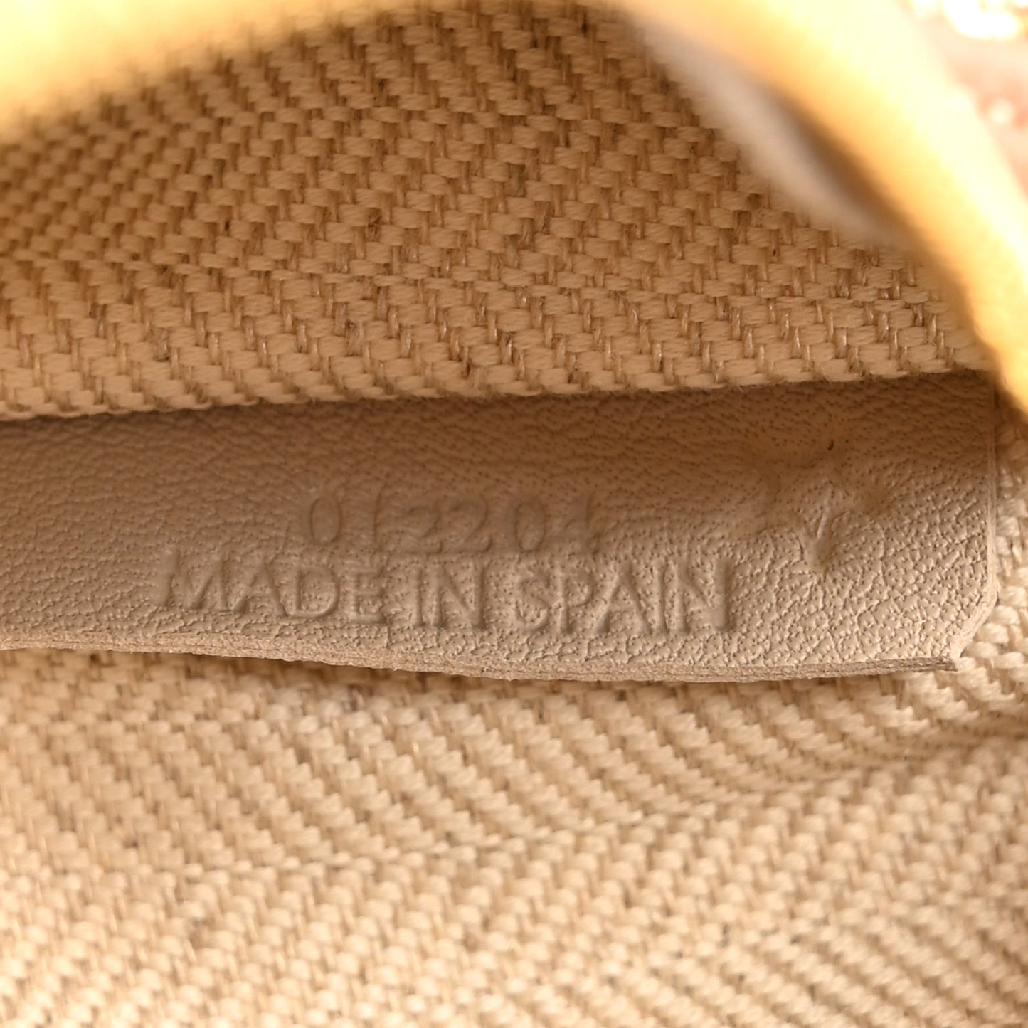 Jacquard Anagram Calfskin Small Cubi Bag Tan Pecan