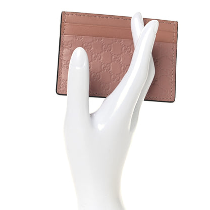 Gucci Microguccissima Card Holder Soft Pink 2 of 6