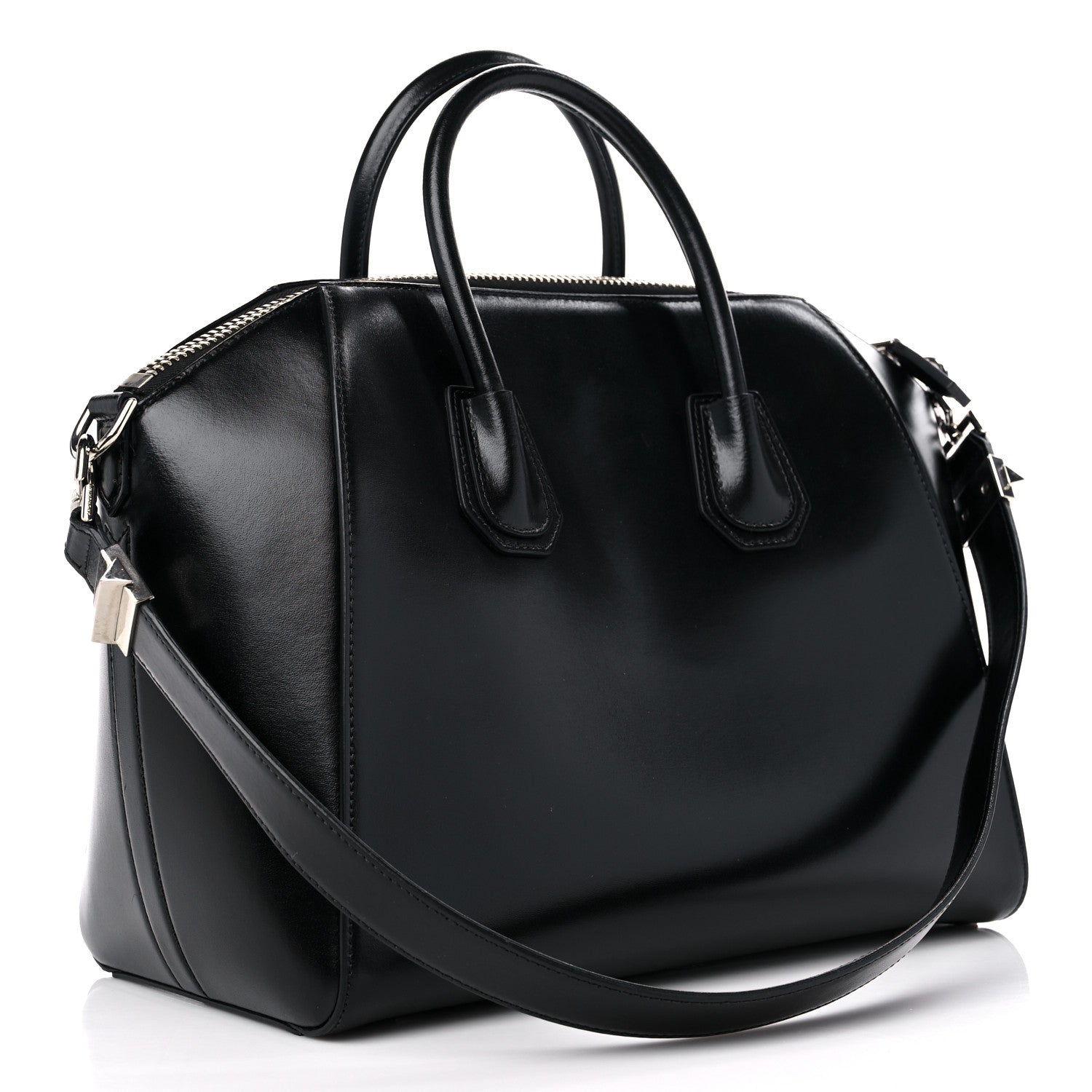 Givenchy Shiny Lord Calfskin Medium Antigona Black 3 of 10