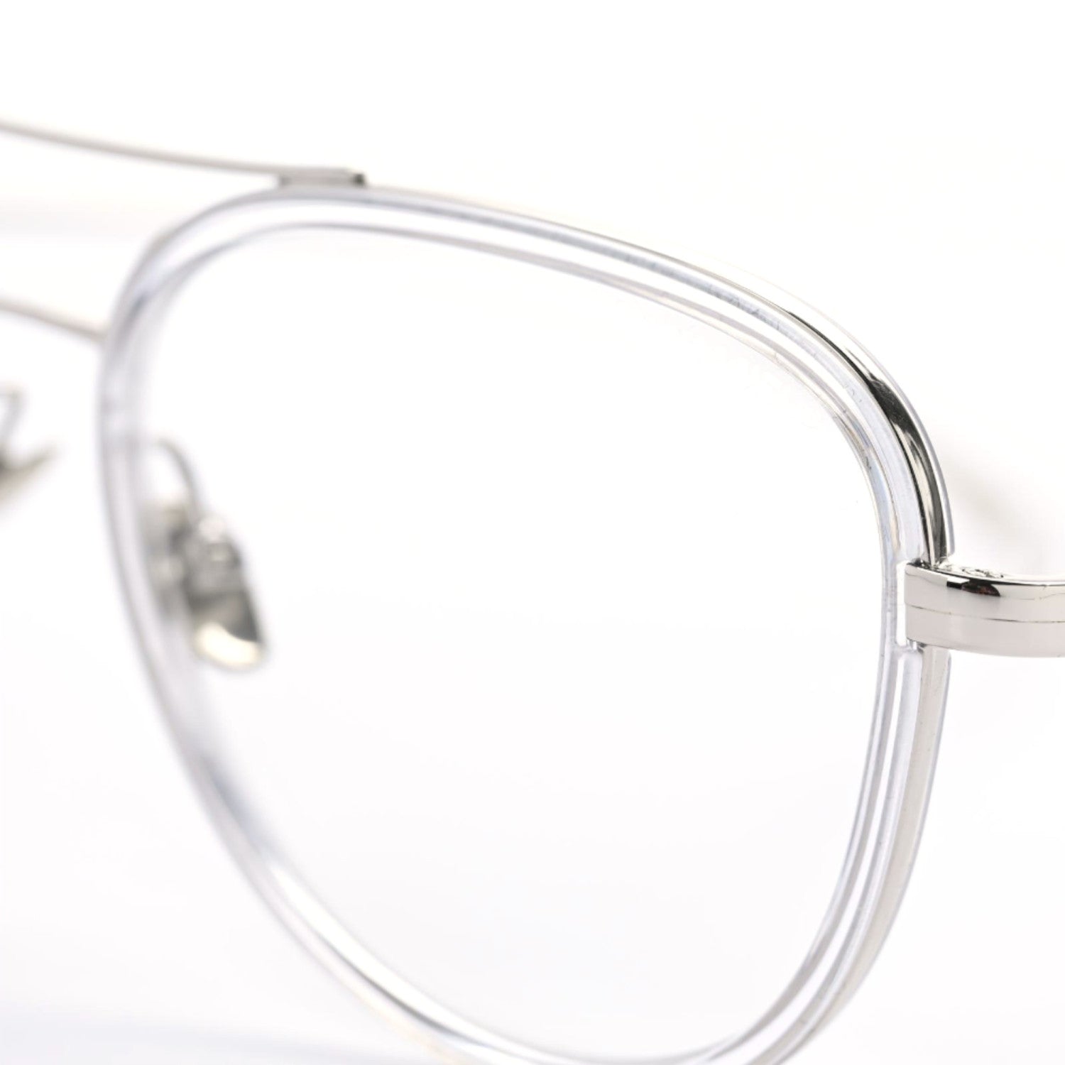 Chanel Acetate Pilot Eyeglasses 2196-S Clear 7 of 7