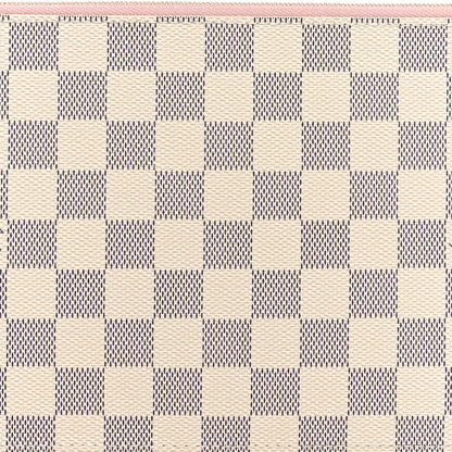 Louis Vuitton Damier Azur Neverfull MM GM Pochette Rose Ballerine 7 of 7