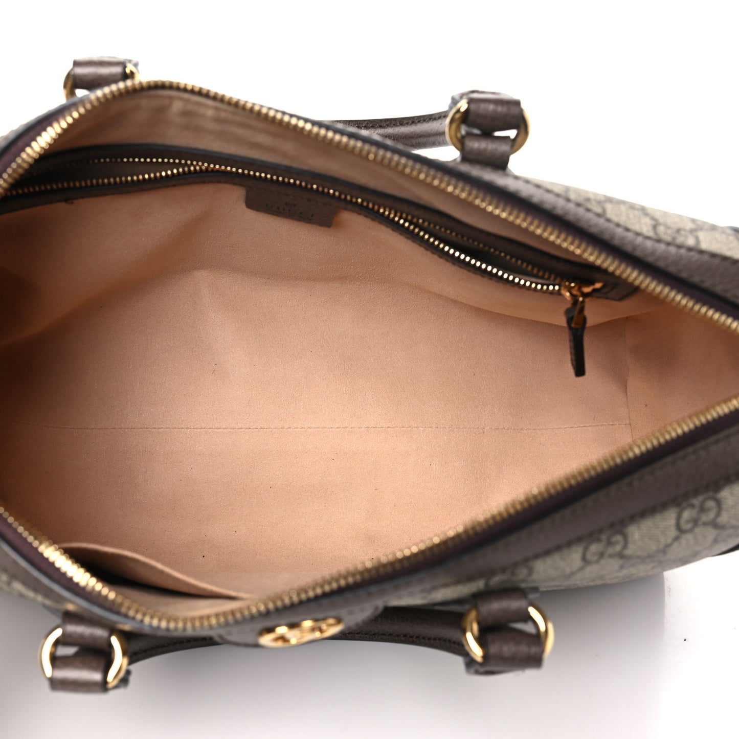 GG Supreme Monogram Web Medium Ophidia Boston Beige Ebony New Acero