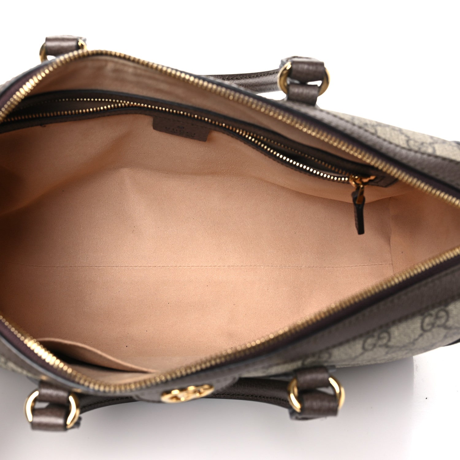 Gucci GG Supreme Monogram Web Medium Ophidia Boston Beige Ebony New Acero 5 of 10