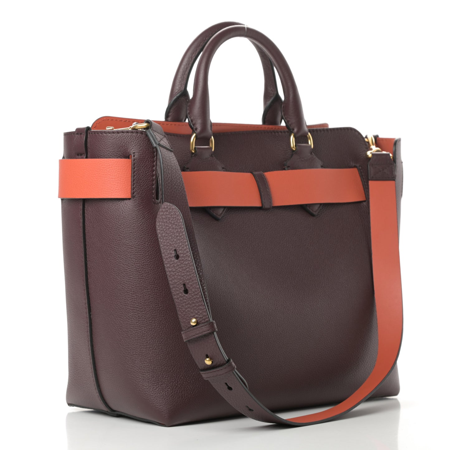 Soft Grain Calfskin Medium Belt Bag Deep Claret