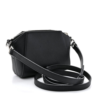 Givenchy Sugar Goatskin Nano Antigona Black 3 of 10