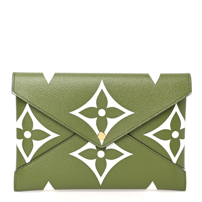 Louis Vuitton Monogram Giant Large Kirigami Pochette Kaki 1 of 6