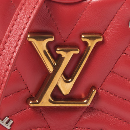 Louis Vuitton Calfskin Embellished New Wave Love Lock Heart Bag Ecarlate 8 of 9