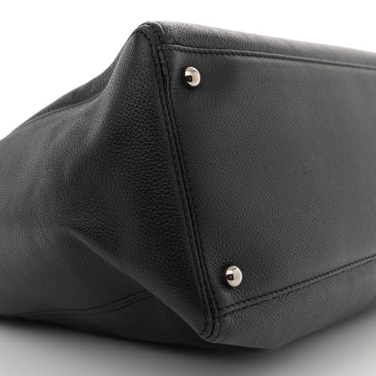 Chanel Calfskin Cerf Executive Shopper Tote Black 9 of 12