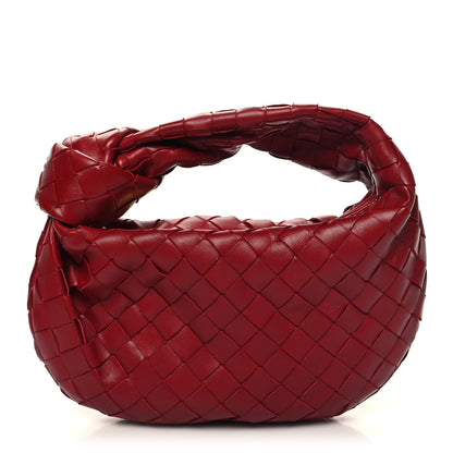 Bottega Veneta Nappa Intrecciato Mini Jodie Dark Red 1 of 10