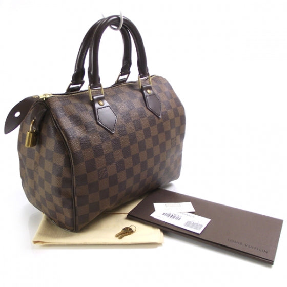 Louis Vuitton Damier Ebene Speedy 25 3 of 9