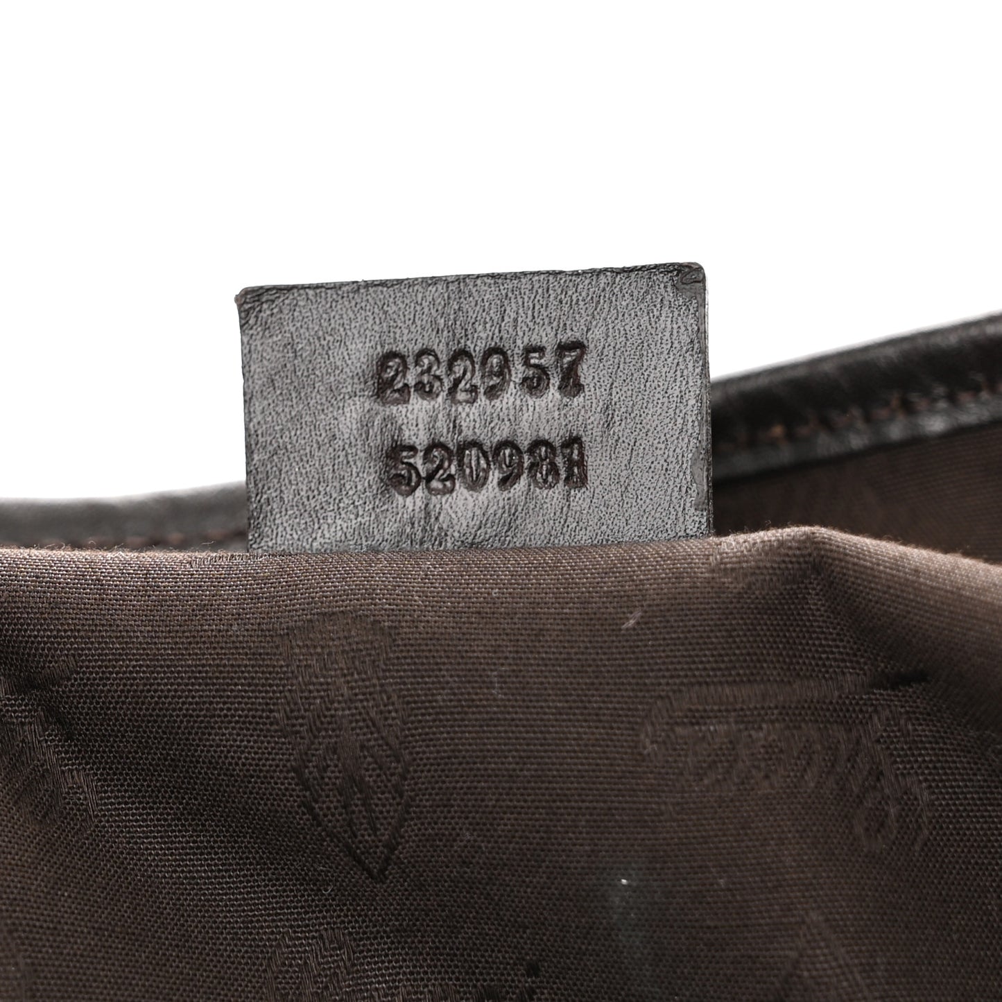 Monogram Medium Twins Tote Dark Brown