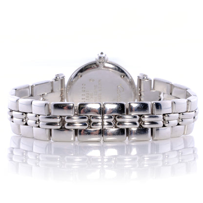 Cartier 18k White Gold Diamond Ladies Watch 3 of 7