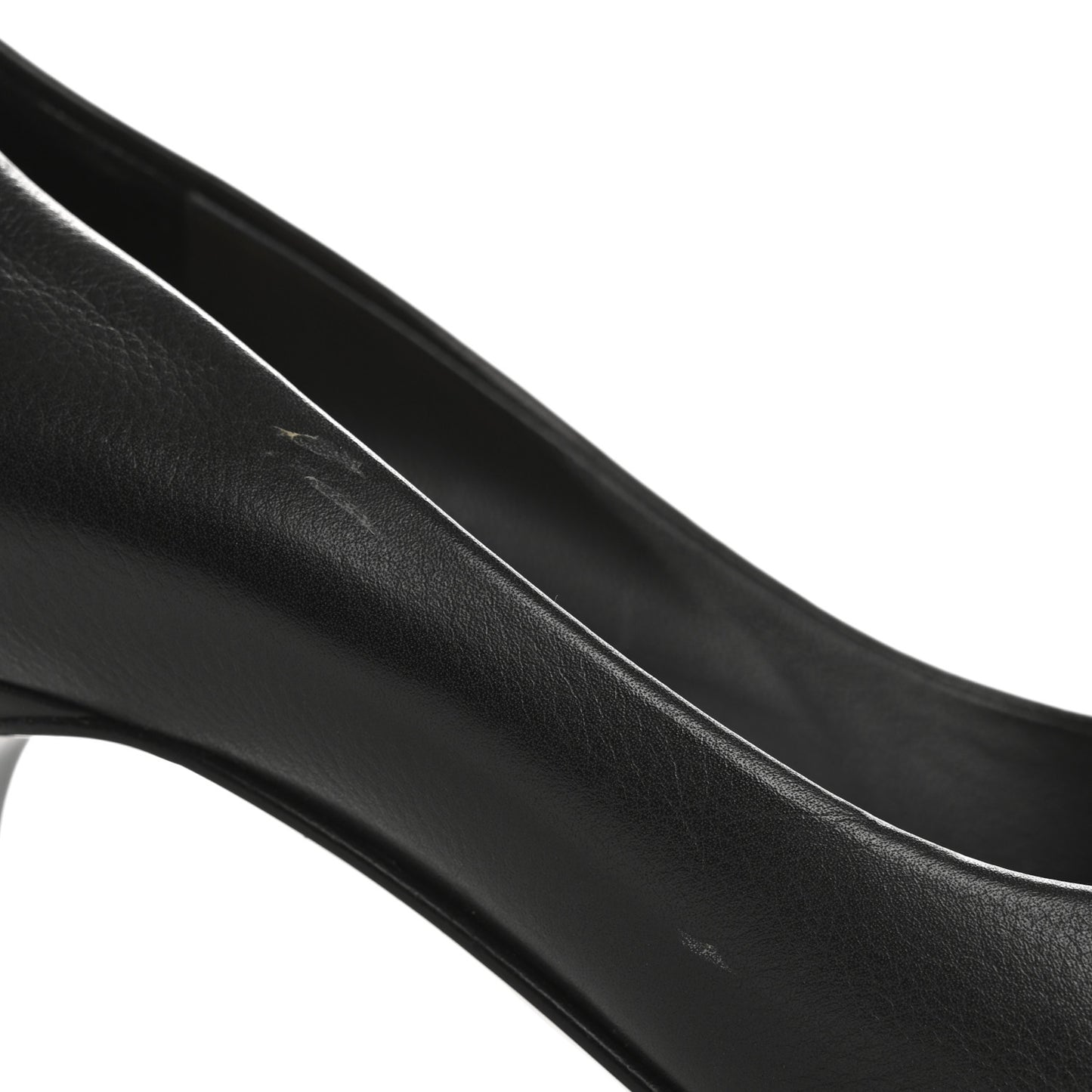 Lambskin Camellia Pumps 37.5 Black