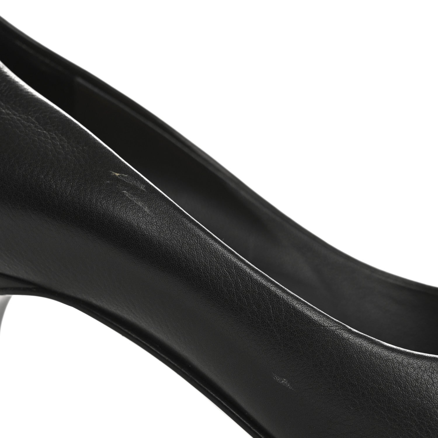 Chanel Lambskin Camellia Pumps 37.5 Black 10 of 13