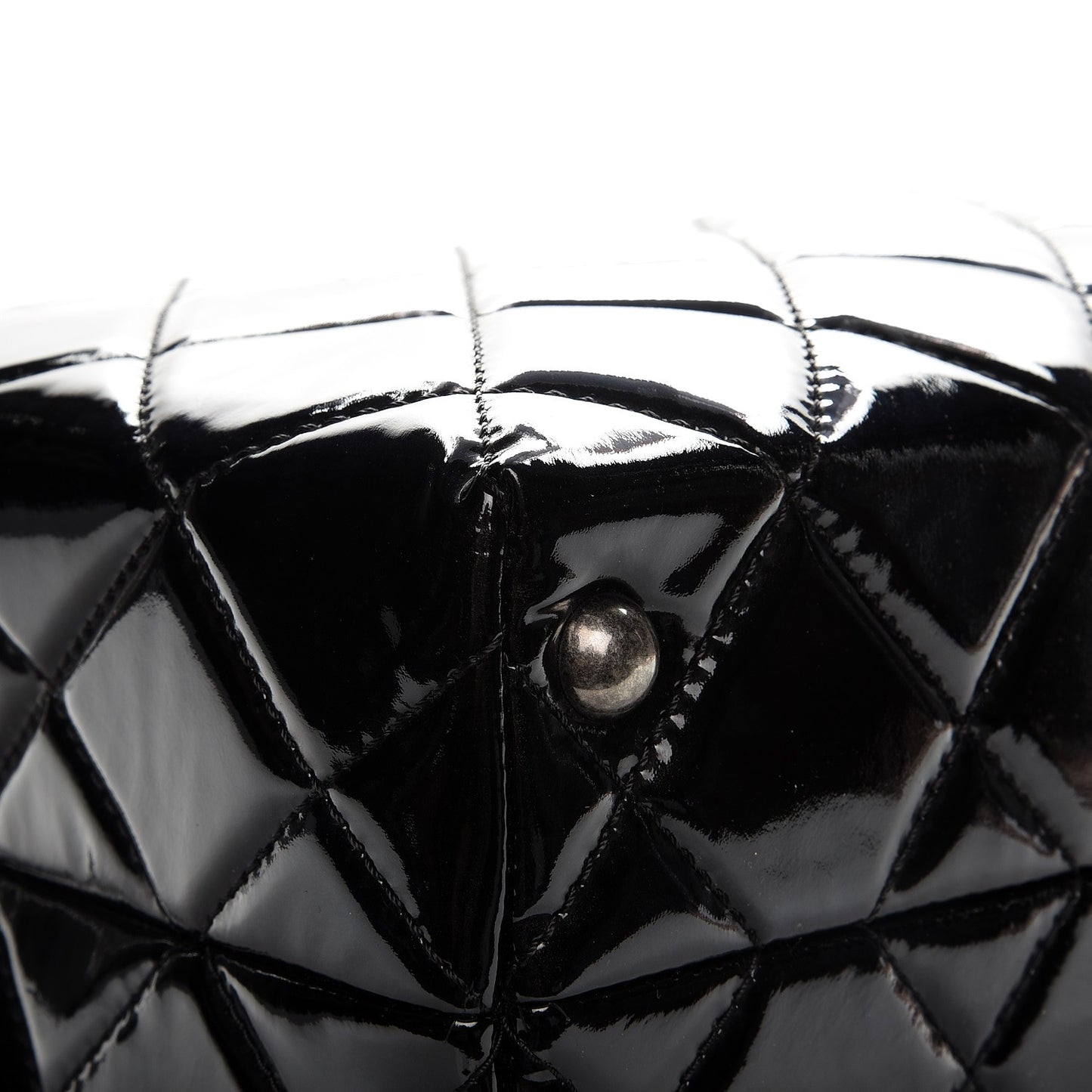 Patent Quilted Reissue 2.55 Tote Black