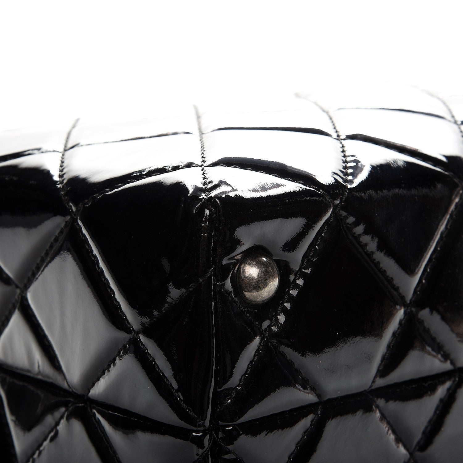 Chanel Patent Quilted Reissue 2.55 Tote Black 8 of 8