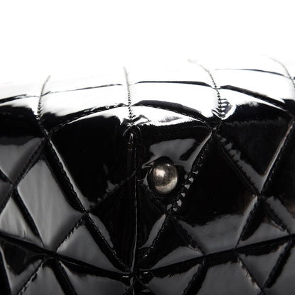 Chanel Patent Quilted Reissue 2.55 Tote Black 8 of 8