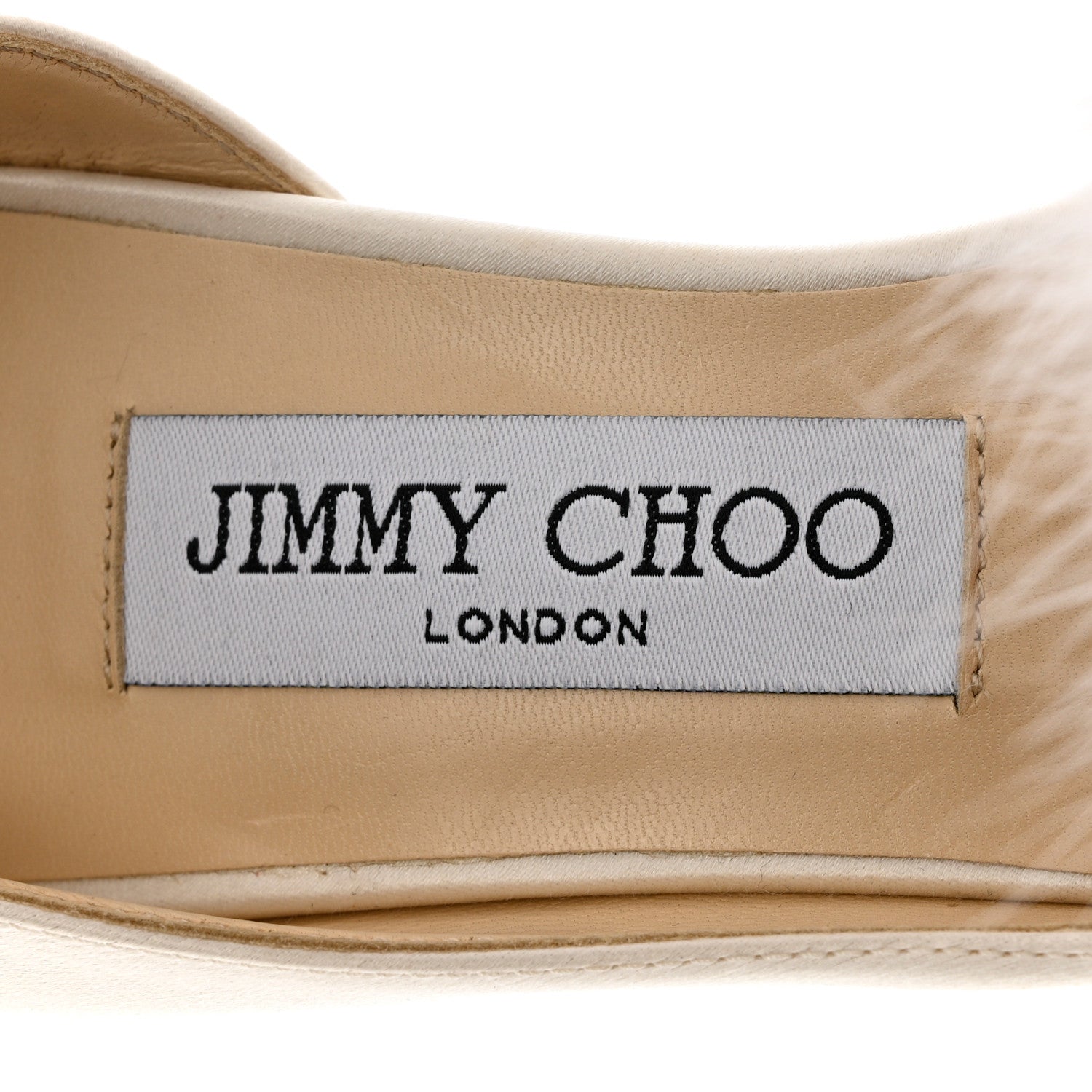 Jimmy Choo Satin Faux Fur Rosa 100 Pom Pom 37 White 6 of 8