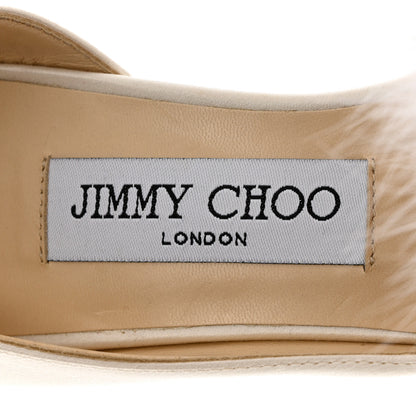 Jimmy Choo Satin Faux Fur Rosa 100 Pom Pom 37 White 6 of 8