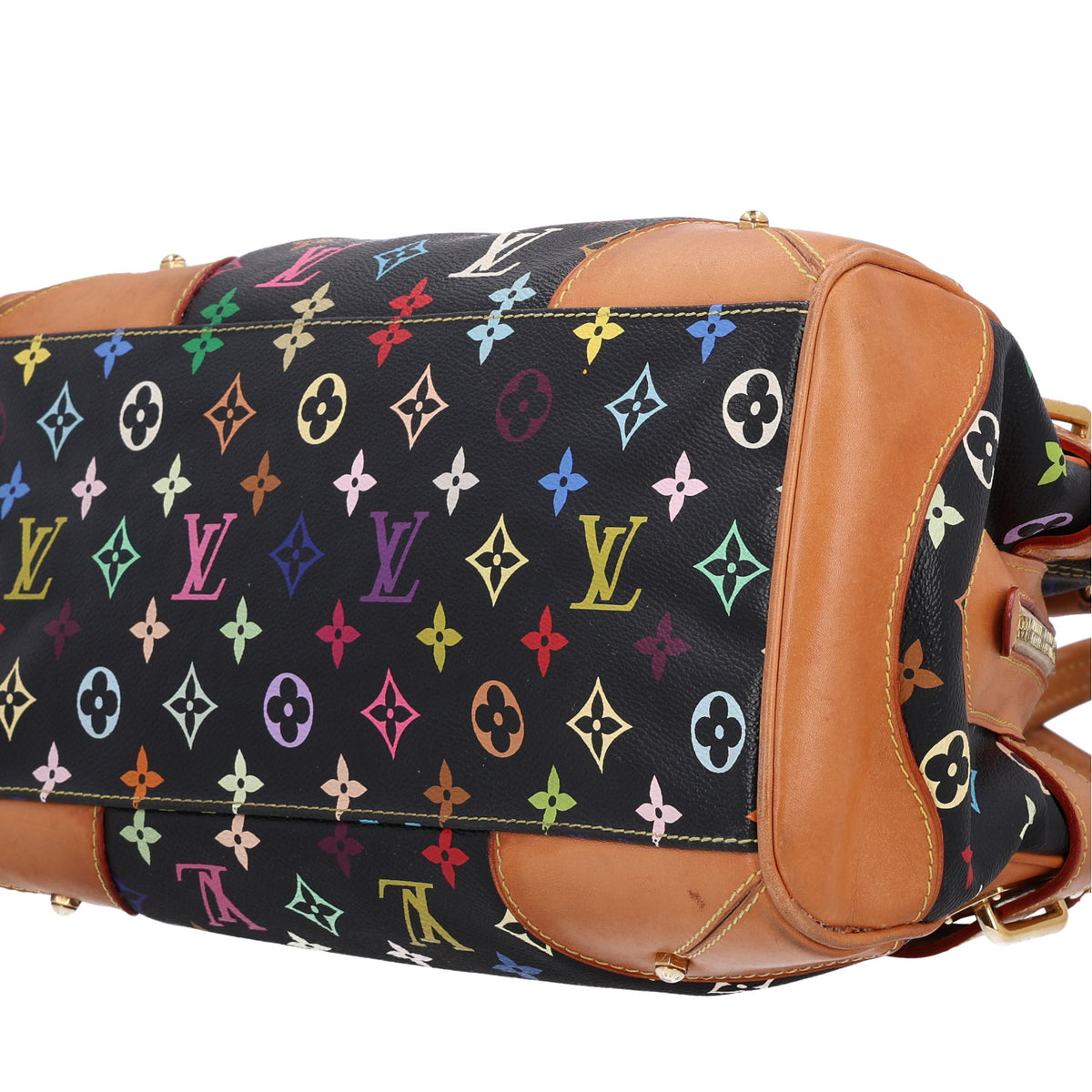 Louis Vuitton Monogram Multicolor Claudia Black 9 of 10