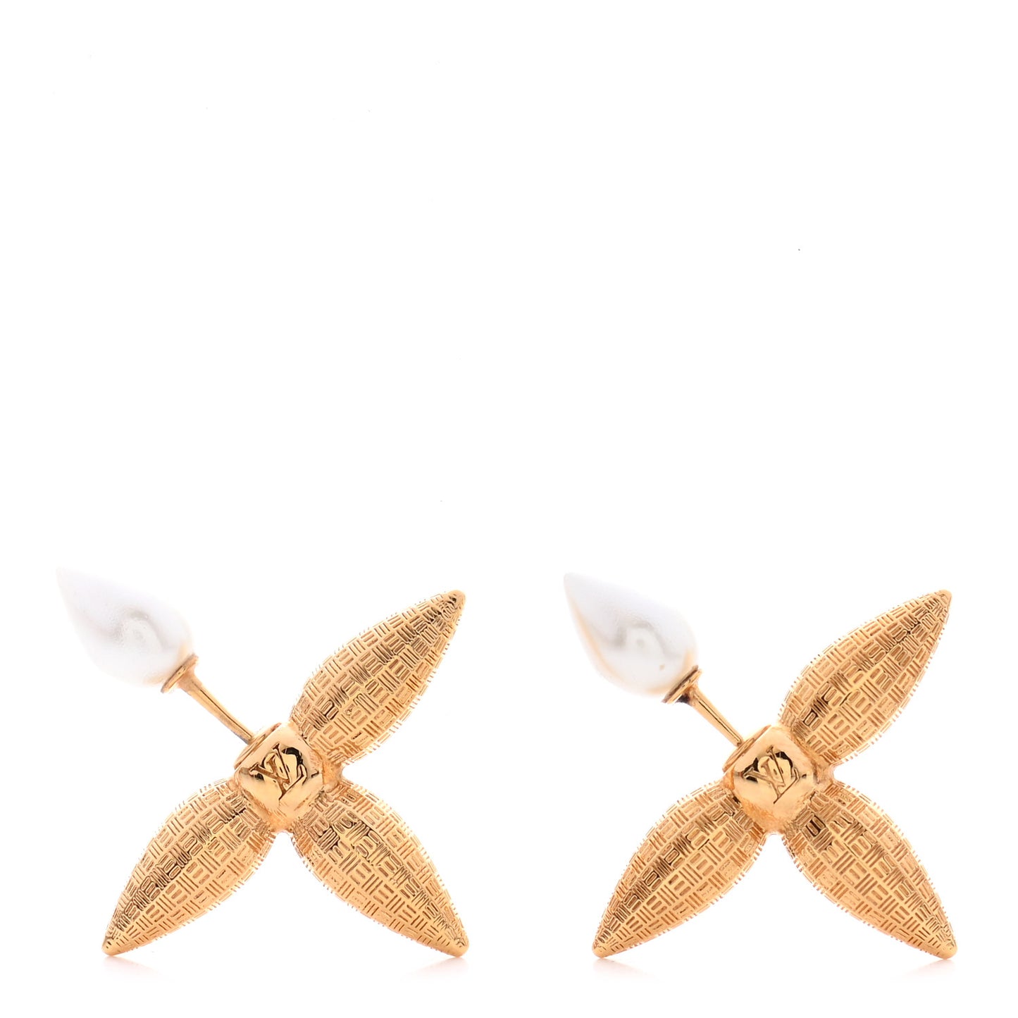Pearl Louisette By Night Earrings Gold