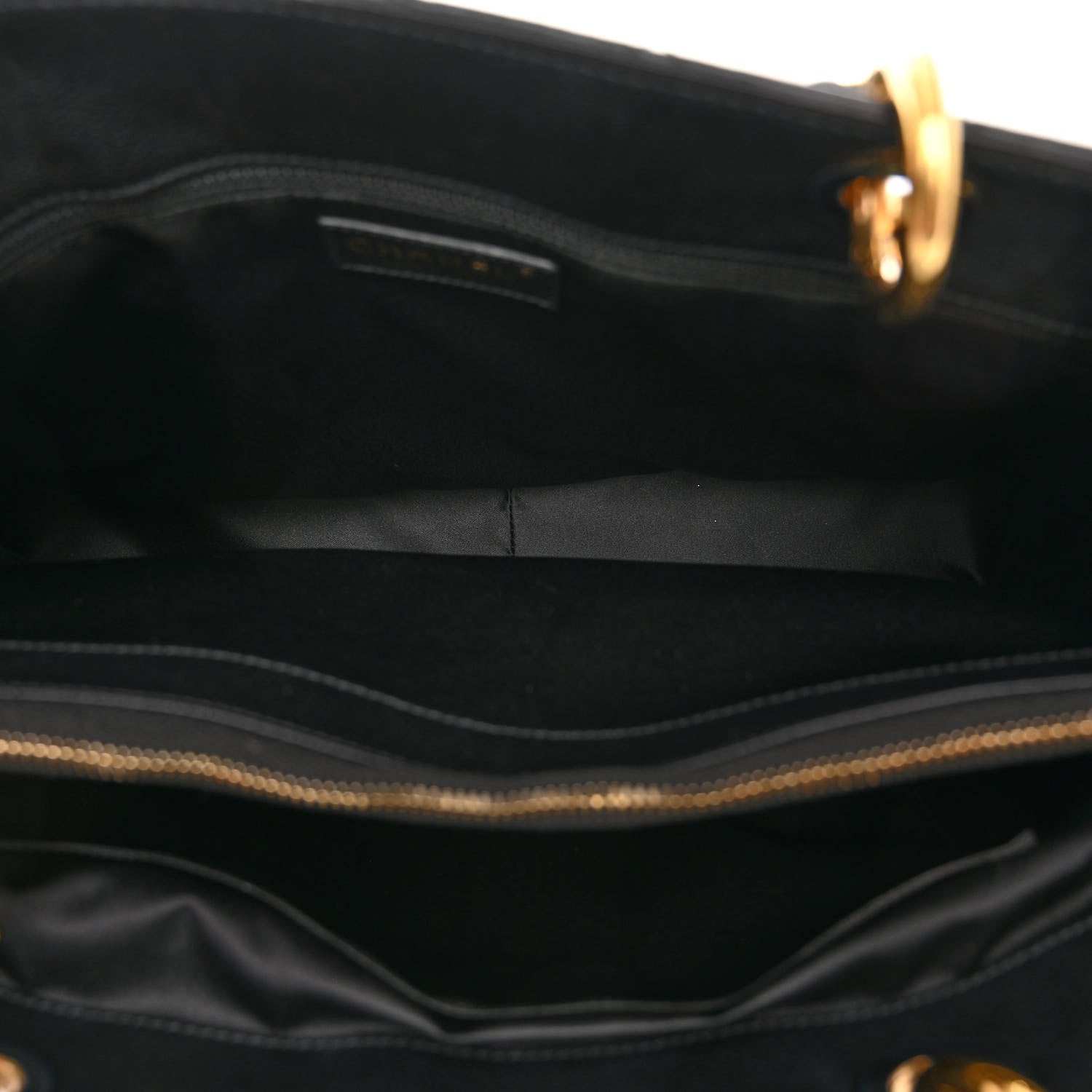 Chanel Caviar Quilted Grand Shopping Tote GST Black 5 of 9