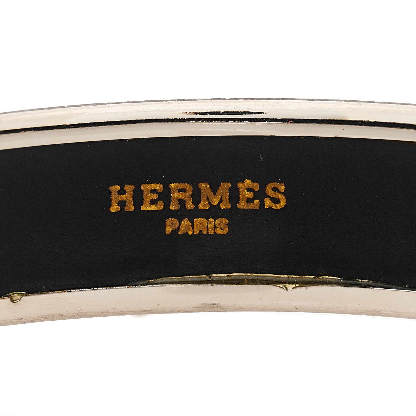 Hermes Enamel Printed Wide Moon Stars Bracelet 70 3 of 3