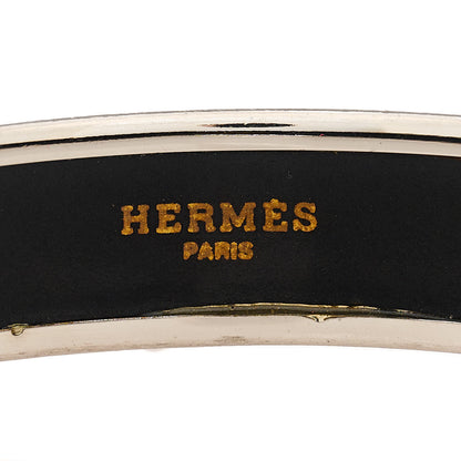 Hermes Enamel Printed Wide Moon Stars Bracelet 70 3 of 3