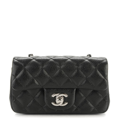 Chanel Caviar Quilted Extra Mini Flap Black 1 of 8