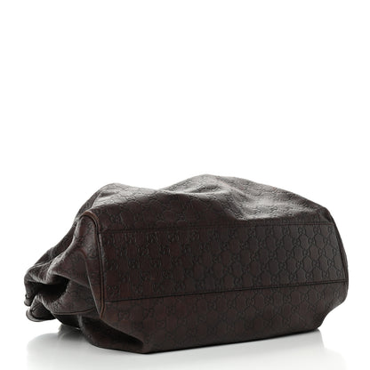 Gucci Guccissima Signature Large Sukey Tote Chocolate 4 of 11