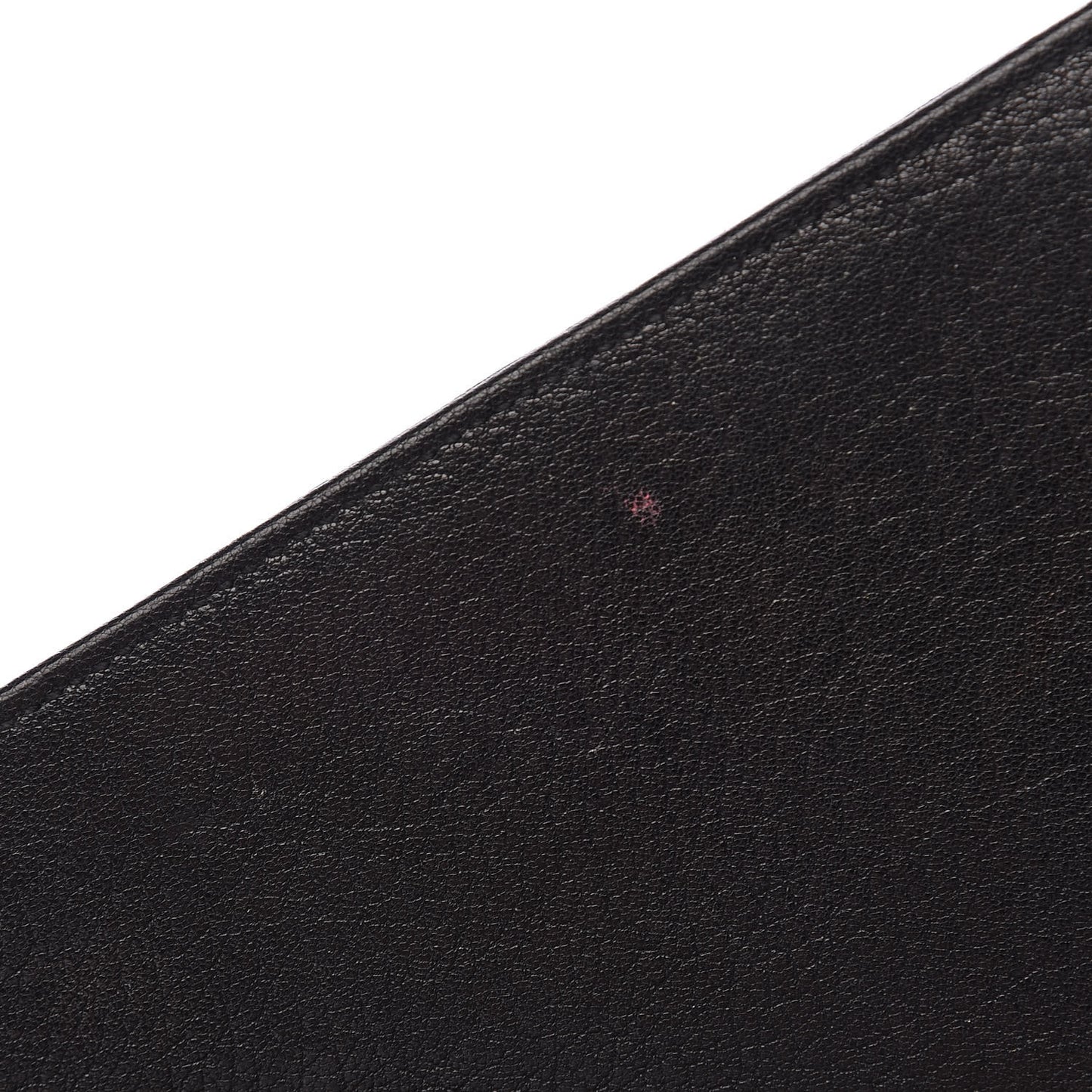 Sheepskin Matelasse Chevron Monogram Large College Satchel Black
