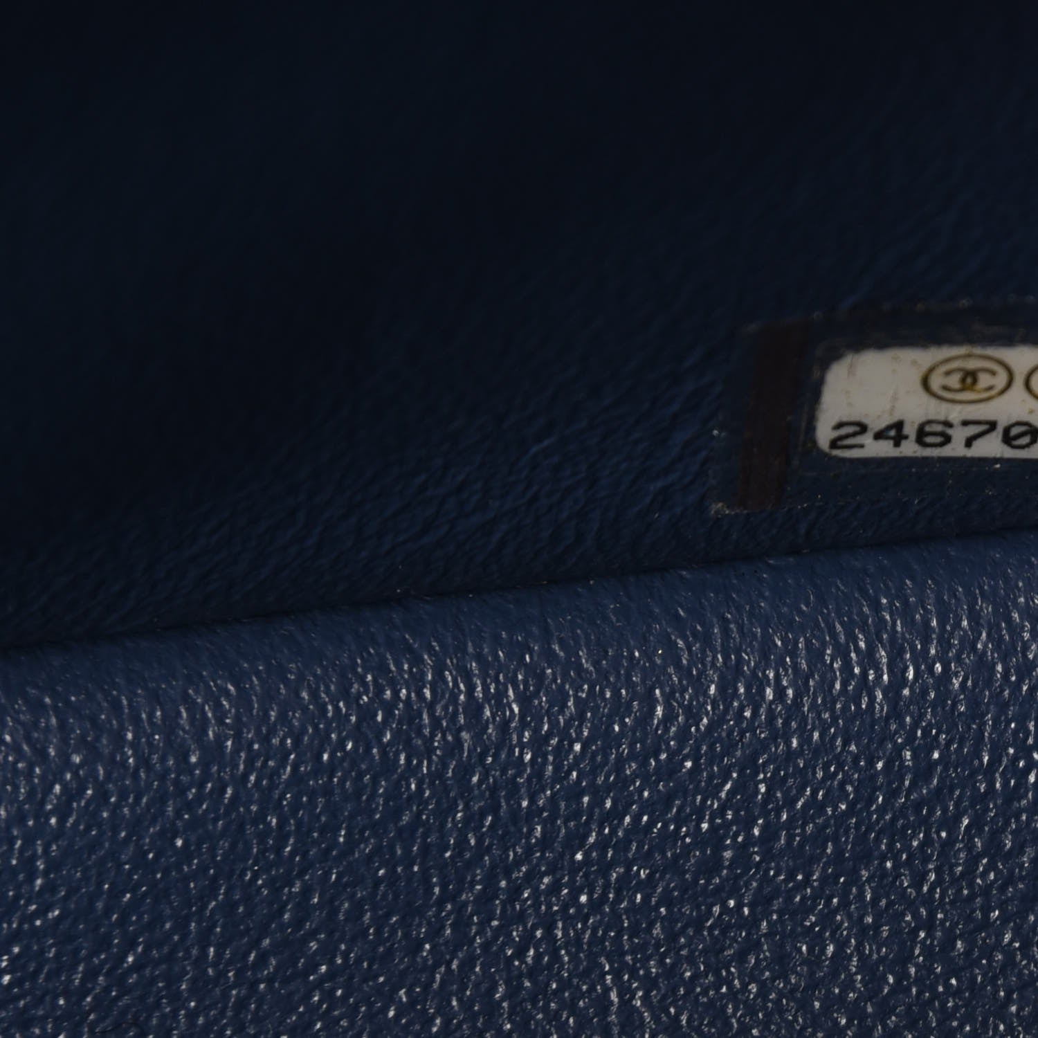 Chanel Caviar Quilted Mini Rectangular Flap Blue 6 of 8