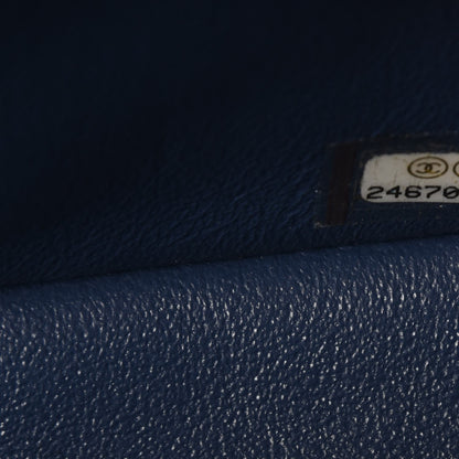 Chanel Caviar Quilted Mini Rectangular Flap Blue 6 of 8