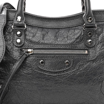 Balenciaga Agneau Classic Silver Hardware S City Gris Fossile 7 of 9