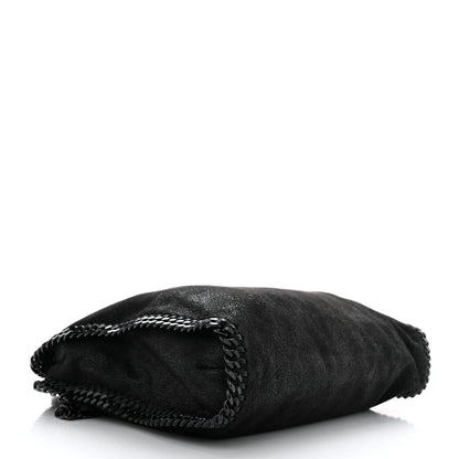 Stella McCartney Shaggy Deer Healing Power of Horses Falabella Fold Over Tote Black 4 of 10