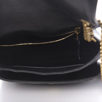 Saint Laurent Lambskin Matelasse Monogram Medium Niki Chain Satchel Black 5 of 11