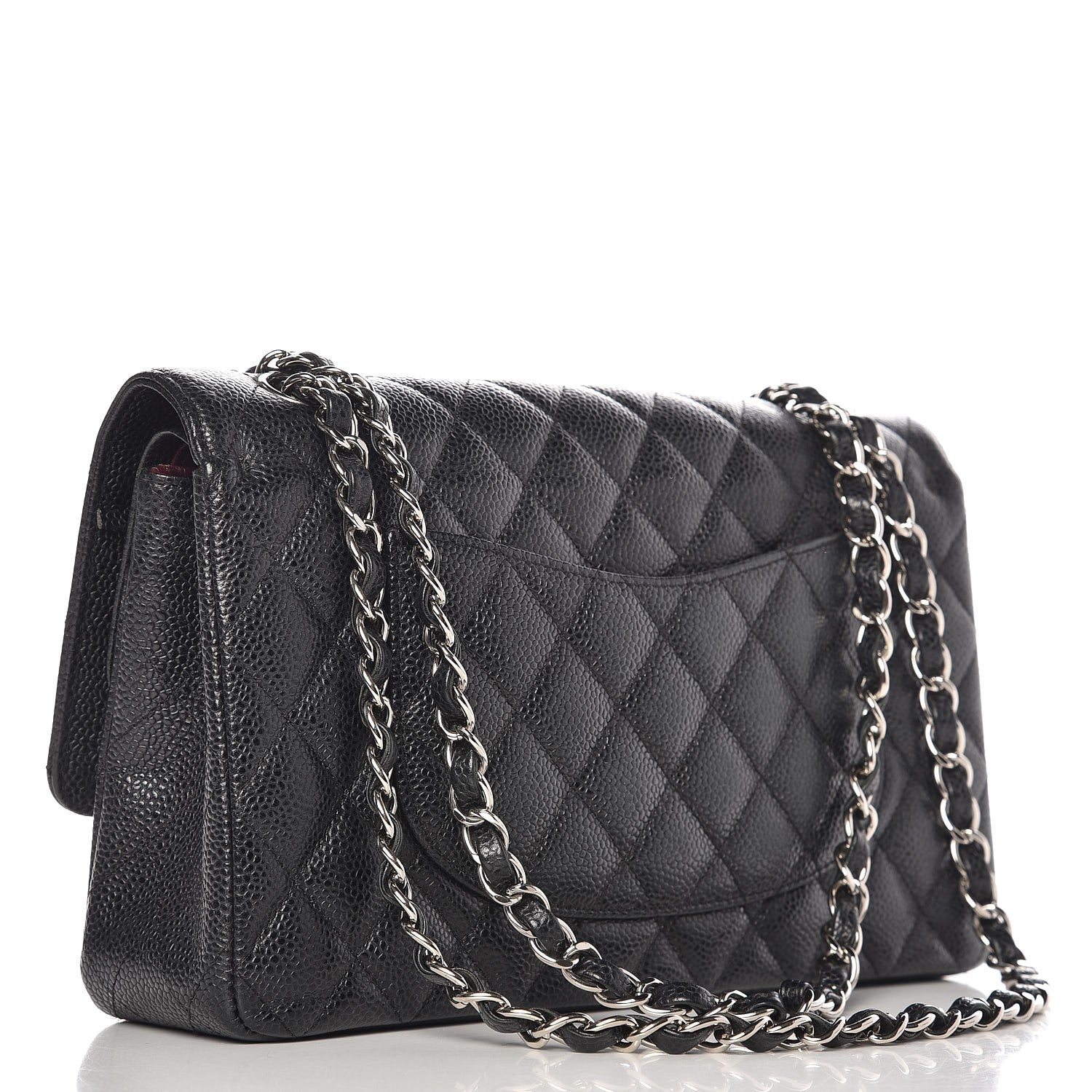 Chanel Caviar Quilted Medium Double Flap Black 5 of 8