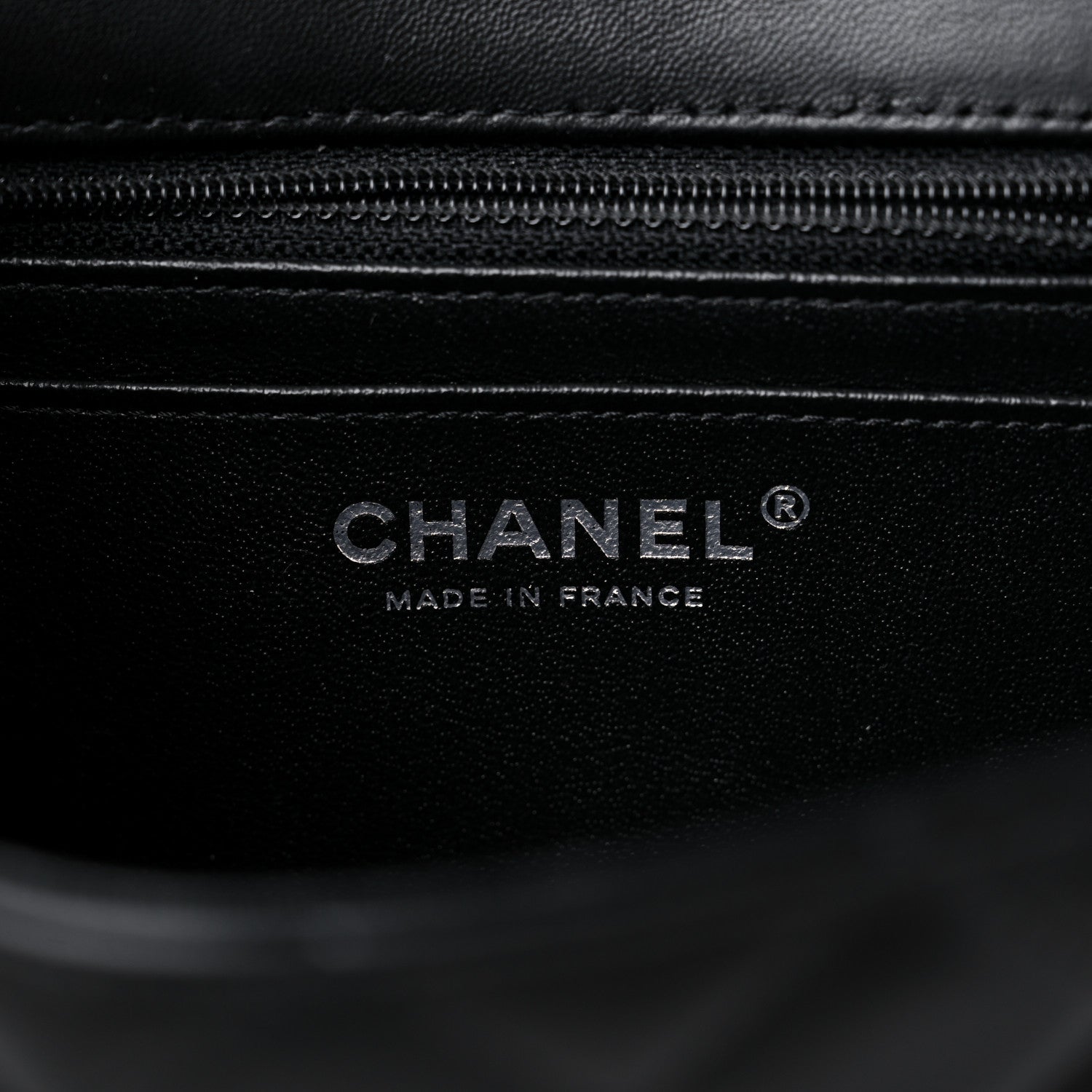 Chanel Lambskin Quilted Mini Rectangular Flap Black 6 of 10