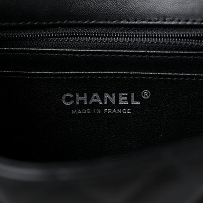 Chanel Lambskin Quilted Mini Rectangular Flap Black 6 of 10
