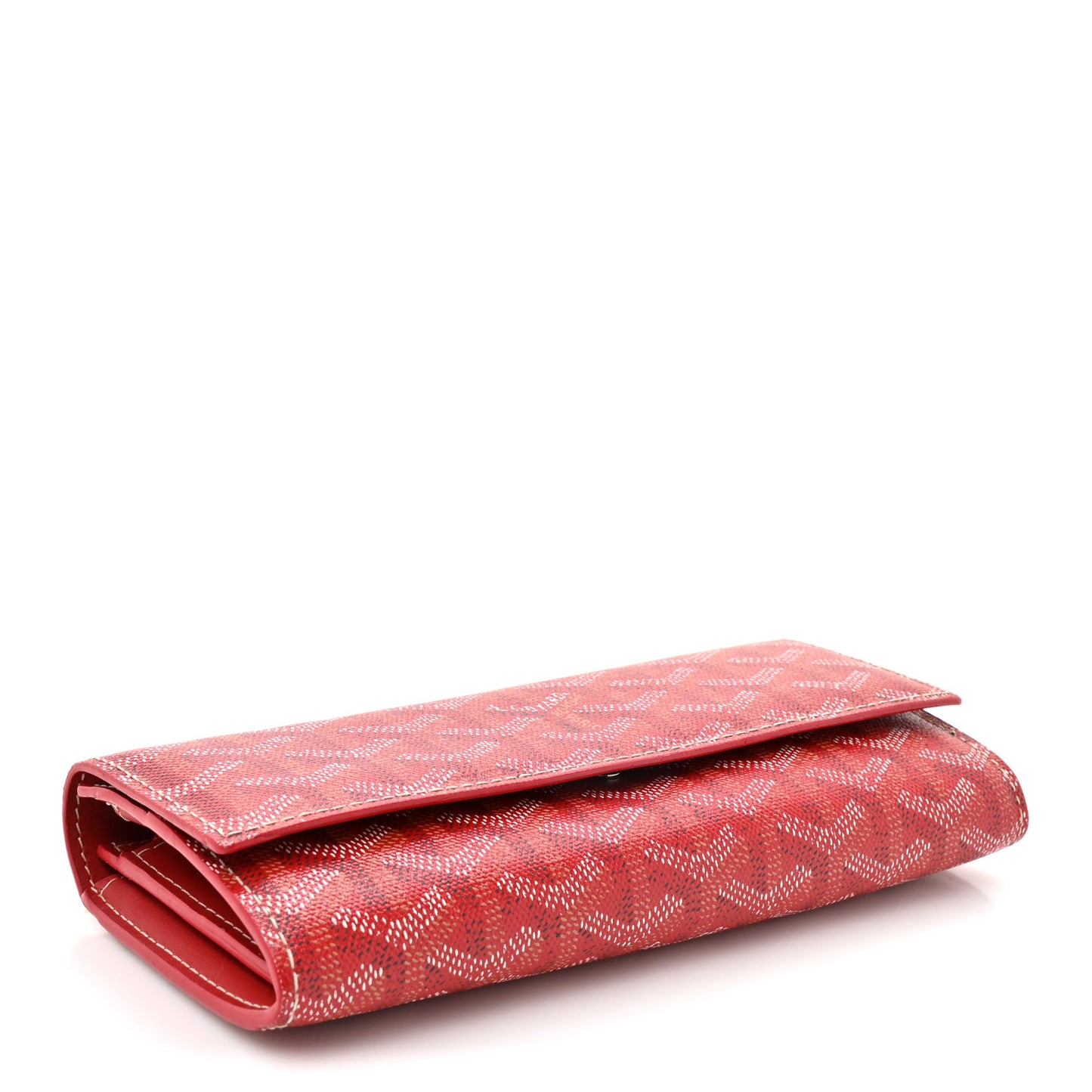 Goyardine Varenne Long Wallet Red