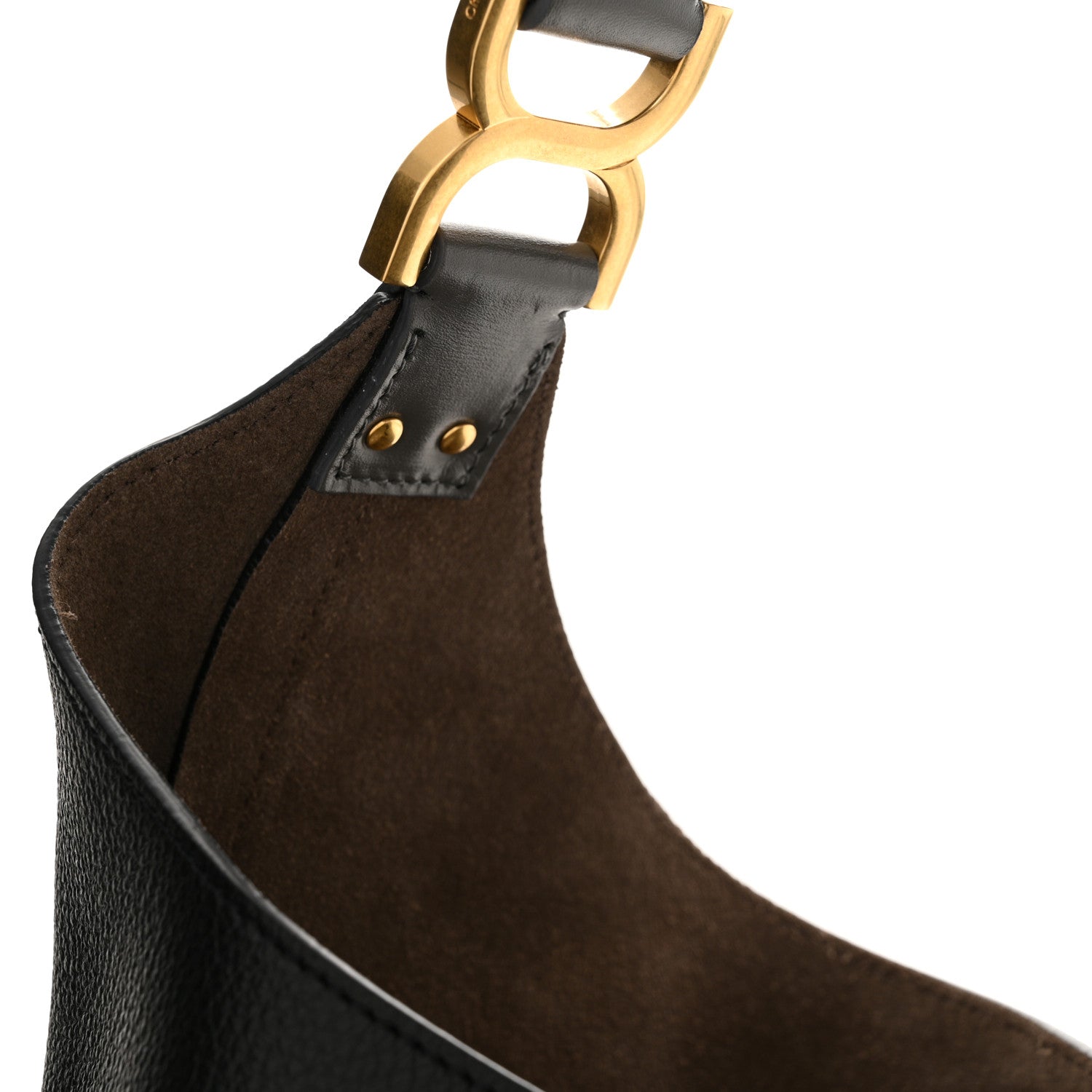 Chloe Grained Calfskin Marcie Hobo Bag Black 10 of 11