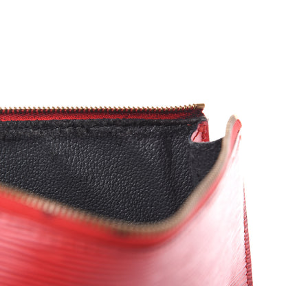 Louis Vuitton Epi Pochette Accessories 24 Castillan Red 11 of 13