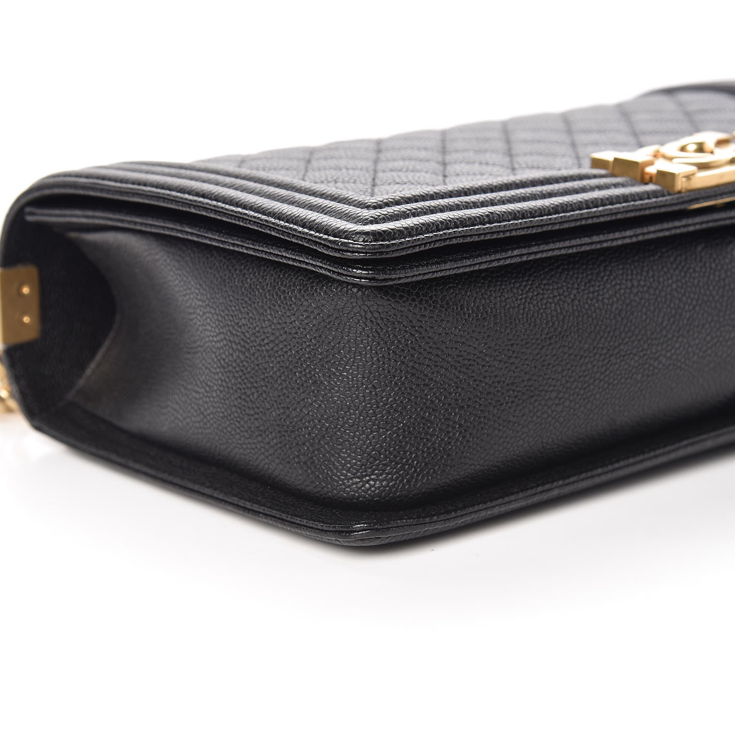 Chanel Caviar Quilted New Medium Boy Flap Black 8 of 10