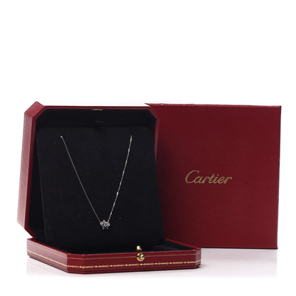 Cartier 18K White Gold Diamond Caresse D'Orchidees Par Cartier Necklace 6 of 6