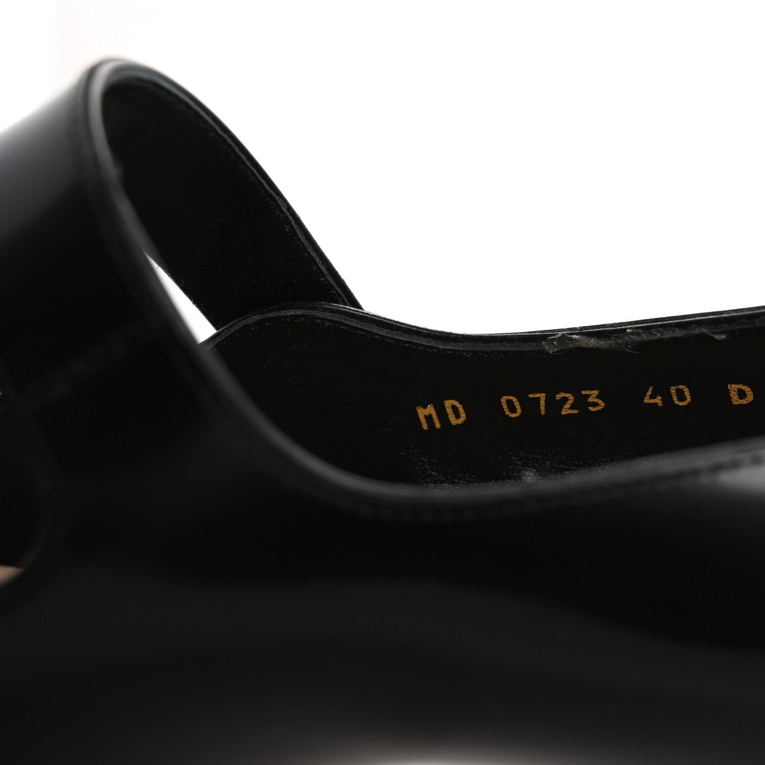 Christian Dior Brushed Calfskin Uniform 30mm Pumps 40 Black 9 of 9