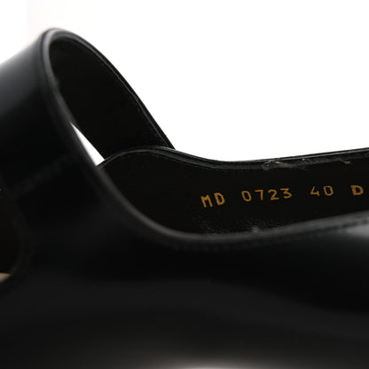 Christian Dior Brushed Calfskin Uniform 30mm Pumps 40 Black 9 of 9