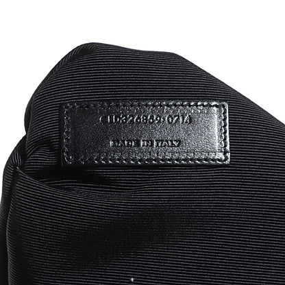Saint Laurent Toile Classic Monogram Flap Front Messenger Bag Black 7 of 9