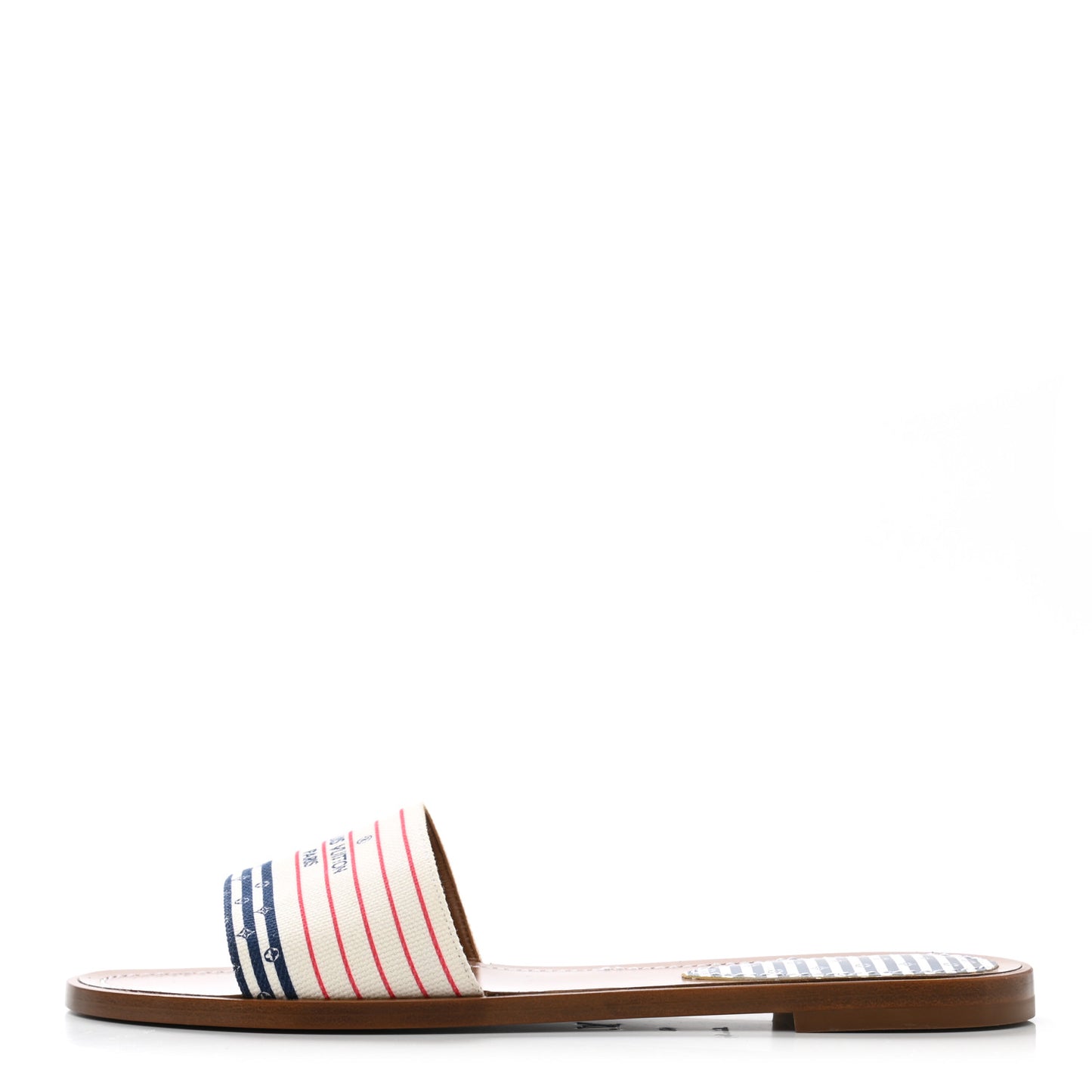 LV Escale Lock It Flat Mule 40 Blue