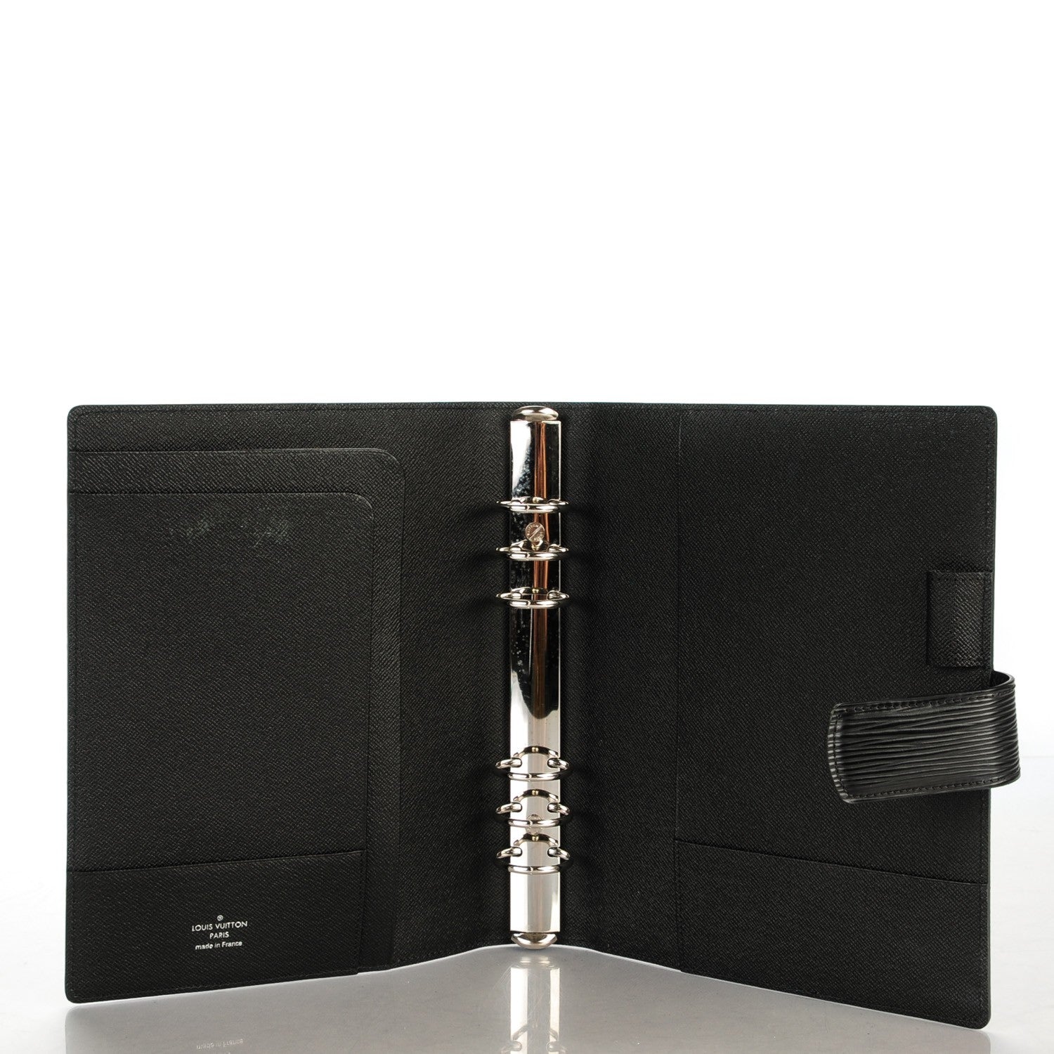 Louis Vuitton Epi Large Ring Agenda Black 4 of 7