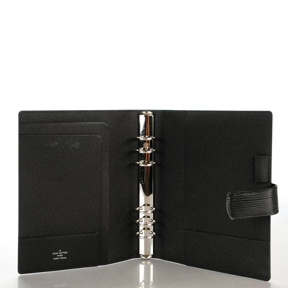 Louis Vuitton Epi Large Ring Agenda Black 4 of 7